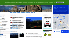 What Alpintouren.com website looked like in 2021 (3 years ago)