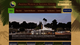 What Arizonamuseumofnaturalhistory.org website looked like in 2021 (2 years ago)