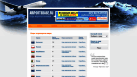 What Airportsbase.ru website looked like in 2021 (2 years ago)