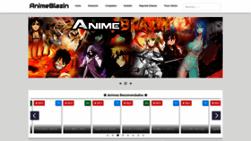 What Animeblazin.com website looked like in 2021 (2 years ago)