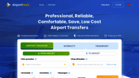 What Airporttaxis.com website looked like in 2021 (2 years ago)