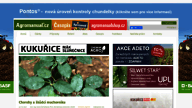 What Agromanual.cz website looked like in 2021 (2 years ago)