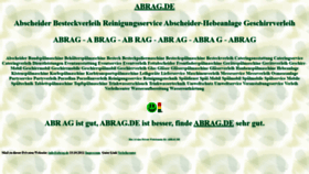 What Abrag.de website looked like in 2021 (2 years ago)