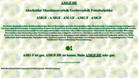 What Amgf.de website looked like in 2021 (2 years ago)