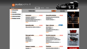 What Autopolis.lt website looked like in 2021 (2 years ago)