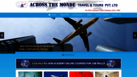 What Atmtravels.com website looked like in 2021 (2 years ago)