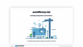 What Autolibrary.net website looked like in 2021 (3 years ago)