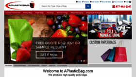 What Aplasticbag.com website looked like in 2021 (2 years ago)