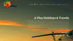 What Aplusholidays.co.in website looked like in 2021 (2 years ago)