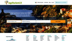 What Agriturismi.it website looked like in 2021 (2 years ago)