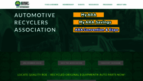 What A-r-a.org website looked like in 2021 (2 years ago)