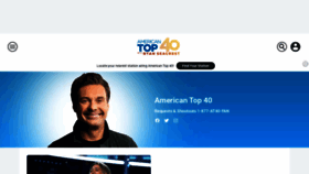 What Americantop40.com website looked like in 2021 (2 years ago)