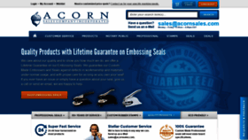 What Acornsales.com website looked like in 2021 (2 years ago)