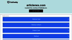 What Articlenex.com website looked like in 2021 (2 years ago)