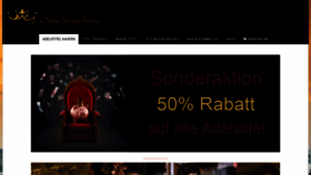 What Adelstitel-kaufen.com website looked like in 2021 (2 years ago)