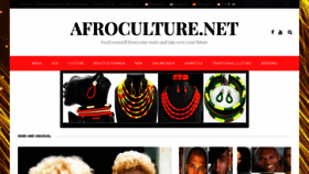 What Afroculture.net website looked like in 2021 (2 years ago)
