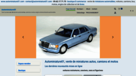 What Autominiature01.com website looked like in 2021 (2 years ago)