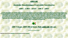 What Adeu.de website looked like in 2021 (4 years ago)
