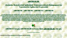 What Abstruse.de website looked like in 2021 (2 years ago)
