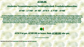 What Avmf.de website looked like in 2021 (2 years ago)