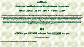 What Addn.de website looked like in 2021 (4 years ago)
