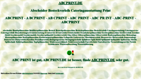 What Abcprint.de website looked like in 2021 (2 years ago)