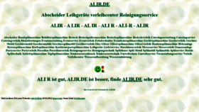 What Alir.de website looked like in 2021 (4 years ago)