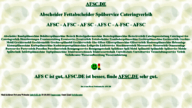 What Afsc.de website looked like in 2021 (2 years ago)