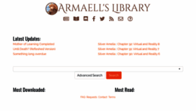 What Armaell-library.net website looked like in 2021 (2 years ago)
