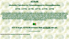 What Auvk.de website looked like in 2021 (2 years ago)
