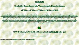 What Apwd.de website looked like in 2021 (2 years ago)