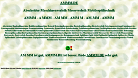 What Ammm.de website looked like in 2021 (2 years ago)