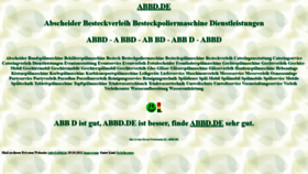What Abbd.de website looked like in 2021 (2 years ago)