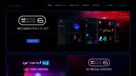 What Arkaos.com website looked like in 2021 (2 years ago)