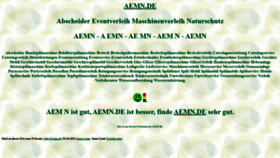 What Aemn.de website looked like in 2021 (2 years ago)