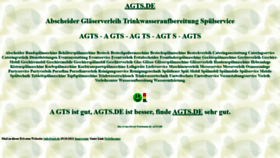 What Agts.de website looked like in 2021 (2 years ago)