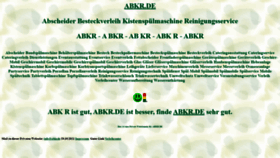 What Abkr.de website looked like in 2021 (2 years ago)