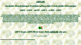 What Adff.de website looked like in 2021 (2 years ago)