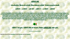What Abmt.de website looked like in 2021 (2 years ago)