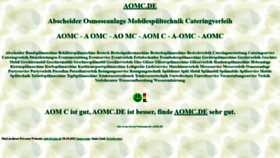 What Aomc.de website looked like in 2021 (2 years ago)