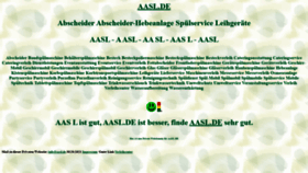 What Aasl.de website looked like in 2021 (2 years ago)
