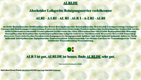 What Alri.de website looked like in 2021 (2 years ago)