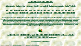 What Allerleihverleih.de website looked like in 2021 (2 years ago)