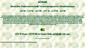 What Atvd.de website looked like in 2021 (2 years ago)