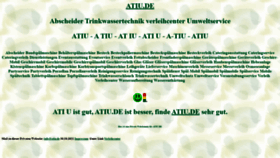 What Atiu.de website looked like in 2021 (2 years ago)