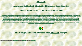 What Asau.de website looked like in 2021 (2 years ago)