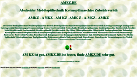 What Amkz.de website looked like in 2021 (2 years ago)