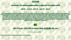 What Aflp.de website looked like in 2021 (2 years ago)