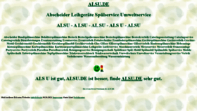What Alsu.de website looked like in 2021 (2 years ago)