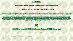 What Aenm.de website looked like in 2021 (2 years ago)